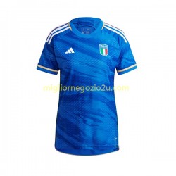Maglia Italia Donna Casa Divisa 2023 Manica Corta