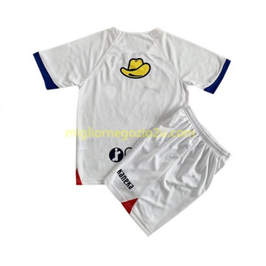 Maglia Kashima Antlers Bambino Trasferta Divisa 2023 Manica Corta