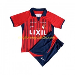 Maglia Kashima Antlers Bambino Casa Divisa 2023 Manica Corta