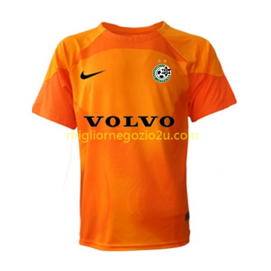 Maglia Maccabi Haifa Portiere Uomo Trasferta Divisa 2022-2023 Manica Corta