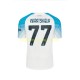 Maglia Napoli Face Game Kvaratskhelia 77 Uomo Casa Divisa 2022-2023 Manica Corta