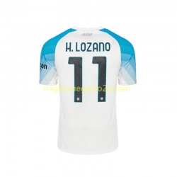 Maglia Napoli Face Game Lozano 11 Uomo Casa Divisa 2022-2023 Manica Corta