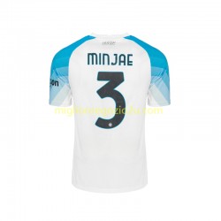 Maglia Napoli Face Game Minjae 3 Uomo Casa Divisa 2022-2023 Manica Corta