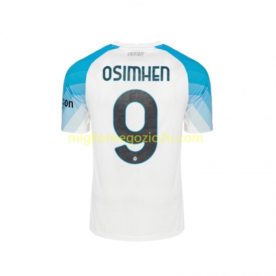 Maglia Napoli Face Game Osimhen 9 Uomo Casa Divisa 2022-2023 Manica Corta