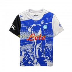 Maglia Napoli Maradona Champions Special Edition Uomo Casa Divisa 2023 Manica Corta
