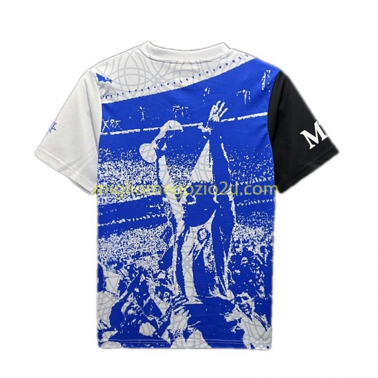 Maglia Napoli Maradona Champions Special Edition Uomo Casa Divisa 2023 Manica Corta