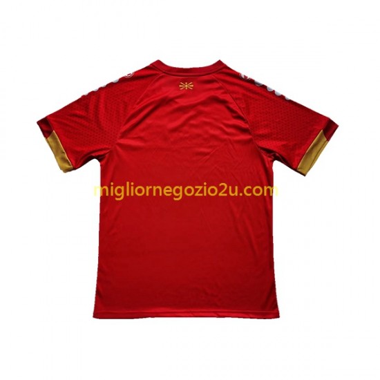 Maglia Macedonia del Nord Uomo Casa Divisa 2023 Manica Corta
