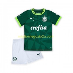 Maglia Palmeiras Bambino Casa Divisa 2023-2024 Manica Corta