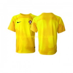 Maglia Portogallo Portiere Uomo Casa Divisa Mondiali 2022 Manica Corta