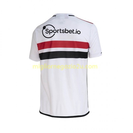 Maglia Sao Paulo Uomo Casa Divisa 2023 Manica Corta