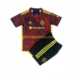 Maglia Seattle Sounders FC Bambino Trasferta Divisa 2023 Manica Corta