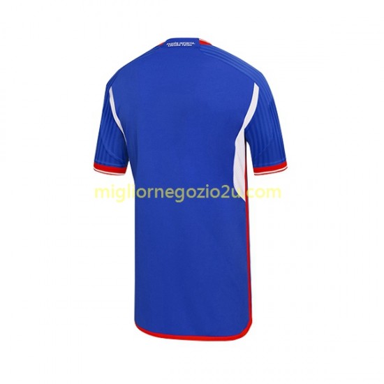 Maglia Universidad de Chile Uomo Casa Divisa 2023 Manica Corta