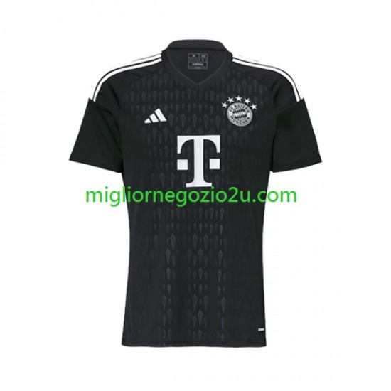 Maglia FC Bayern München Portiere Uomo Casa Divisa 2023-2024 Manica Corta