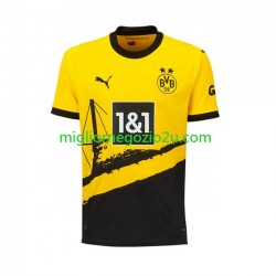 Maglia Borussia Dortmund Uomo Casa Divisa 2023-2024 Manica Corta