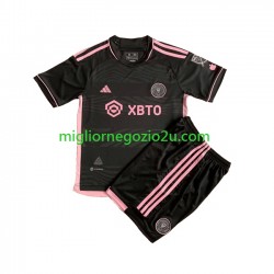 Maglia Inter Miami Bambino Trasferta Divisa 2023 Manica Corta