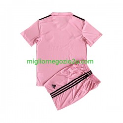 Maglia Inter Miami Bambino Casa Divisa 2023 Manica Corta