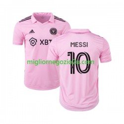 Maglia Inter Miami Lionel Messi 10 Uomo Casa Divisa 2023 Manica Corta