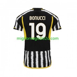 Maglia Juventus Leonardo Bonucci 19 Uomo Casa Divisa 2023-2024 Manica Corta