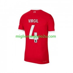 Maglia Liverpool Virgil van Dijk 4 Uomo Casa Divisa 2023-2024 Manica Corta