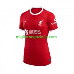 Maglia Liverpool Donna Casa Divisa 2023-2024 Manica Corta