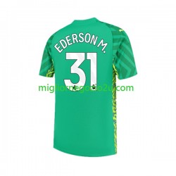Maglia Manchester City Ederson Moraes 31 Portiere Uomo Casa Divisa 2023-2024 Manica Corta