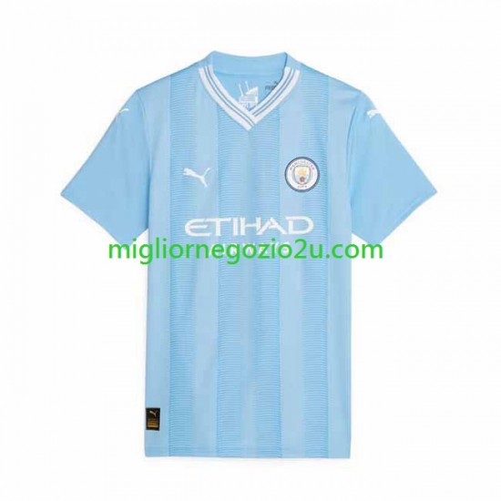 Maglia Manchester City Donna Casa Divisa 2023-2024 Manica Corta