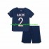 Maglia Paris Saint-Germain Hakimi 2 Bambino Casa Divisa 2023-2024 Manica Corta