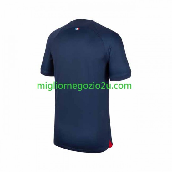 Maglia Paris Saint-Germain Donna Casa Divisa 2023-2024 Manica Corta