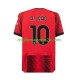 Maglia AC Milan Rafael Leao 10 Uomo Casa Divisa 2023-2024 Manica Corta