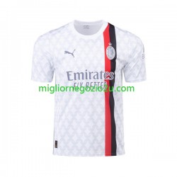 Maglia AC Milan Simon Kjaer 24 Uomo Trasferta Divisa 2023-2024 Manica Corta
