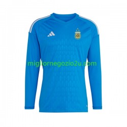 Maglia Argentina Portiere Uomo Terza Divisa 2023 Manica Lunga