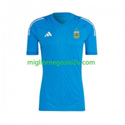 Maglia Argentina Portiere Uomo Terza Divisa 2023 Manica Corta