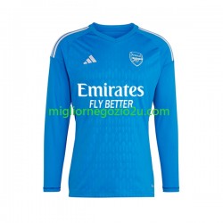 Maglia Arsenal Long Portiere Trasferta Divisa 2023-2024 Manica Corta