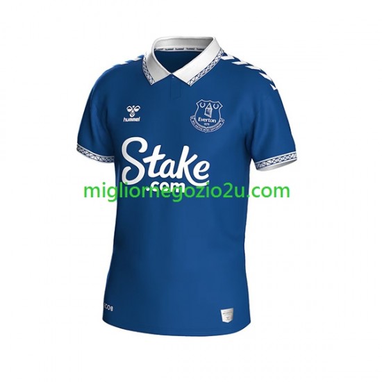 Maglia Everton Uomo Casa Divisa 2023-2024 Manica Corta