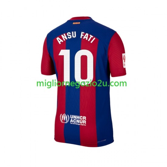 Maglia FC Barcelona Ansu Fati 10 Uomo Casa Divisa 2023-2024 Manica Corta