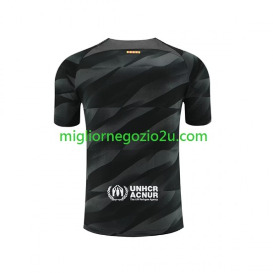 Maglia FC Barcelona Portiere Uomo Trasferta Divisa 2023-2024 Manica Corta
