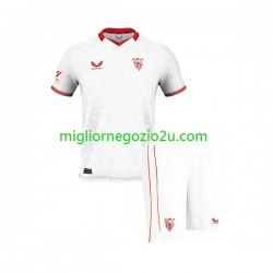 Maglia Sevilla FC Bambino Casa Divisa 2023-2024 Manica Corta