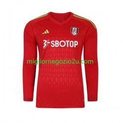 Maglia Fulham Portiere Uomo Casa Divisa 2023-2024 Manica Lunga