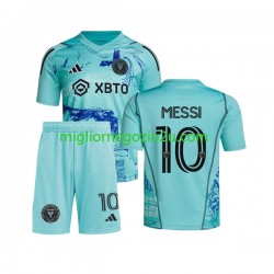 Maglia Inter Miami Lionel Messi 10 Special Bambino Casa Divisa 2023-2024 Manica Corta