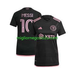 Maglia Inter Miami Lionel Messi 10 Donna Trasferta Divisa 2023 Manica Corta