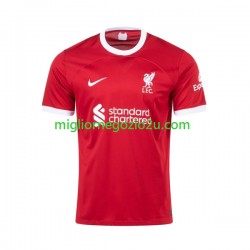 Maglia Liverpool Darwin Nunez 9 Bambino Casa Divisa 2023-2024 Manica Corta