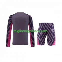 Maglia Manchester City Portiere Bambino Trasferta Divisa 2023-2024 Manica Lunga