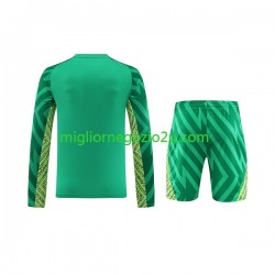 Maglia Manchester City Portiere Bambino Casa Divisa 2023-2024 Manica Lunga
