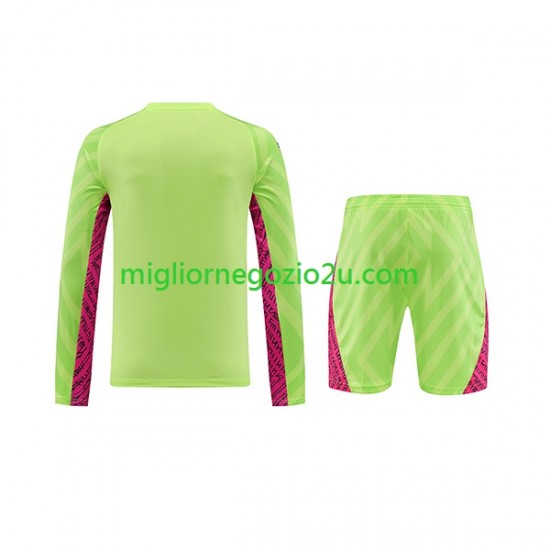 Maglia Manchester City Portiere Bambino Terza Divisa 2023-2024 Manica Lunga