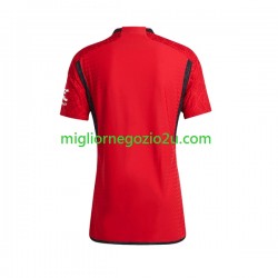 Maglia Manchester United Donna Casa Divisa 2023-2024 Manica Corta