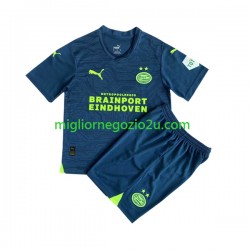 Maglia PSV Eindhoven Bambino Terza Divisa 2023-2024 Manica Corta