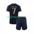 Maglia Real Madrid Vinicius Junior 7 Bambino Trasferta Divisa 2023-2024 Manica Corta