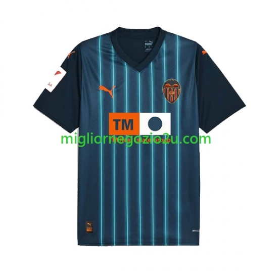 Maglia Valencia CF Uomo Trasferta Divisa 2023-2024 Manica Corta