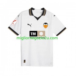 Maglia Valencia CF Uomo Casa Divisa 2023-2024 Manica Corta