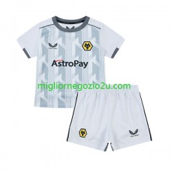 Maglia Wolverhampton Wanderers Bambino Terza Divisa 2023-2024 Manica Corta